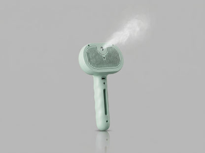 Cepillo  con humidificador removedor de pelo muerto
