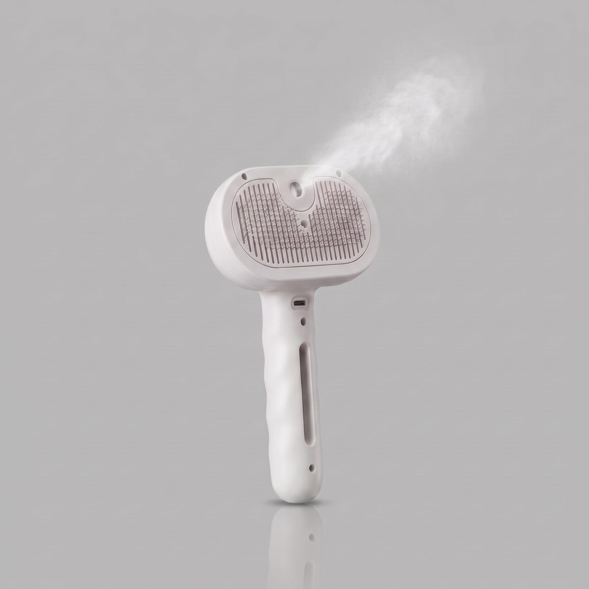 Cepillo  con humidificador removedor de pelo muerto